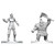RPG Miniatures: Nolzur's - Nolzur's Marvelous Miniatures: Cultist of Bane & Dwarf Zhentilar Soldier