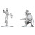 RPG Miniatures: Nolzur's - Nolzur's Marvelous Unpainted Minis: Drow Elite Warrior & Drow Priestess of Lolth