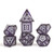 Dice and Gaming Accessories Polyhedral RPG Sets: Purple and Pink - D&D Adventure Dice - Warlock - Purple