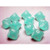 Dice and Gaming Accessories D10 Sets: Frosted: D10 Teal/White (10)