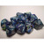 Dice and Gaming Accessories D10 Sets: Swirled - Festive: D10 Green/Silver (10)