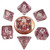 Dice and Gaming Accessories Polyhedral RPG Sets: Glitter - 7-Set Mini: 10mm: Ethereal LtPUwh