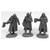 RPG Miniatures: Townsfolk and Animals - Bones Black: Dreadmere Mercenaries (3)