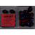 Dice and Gaming Accessories D10 Sets: Swirled - Gemini: D10 Black Starlight/Red (10)