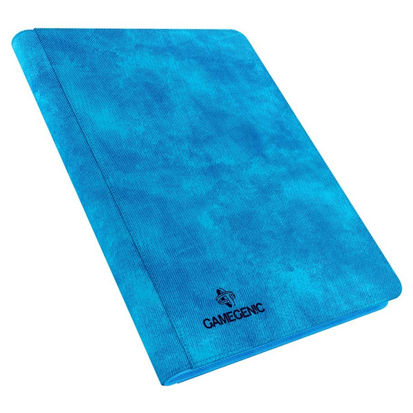 Card Binders & Pages: Blue 18-Pocket Zip-Up Album