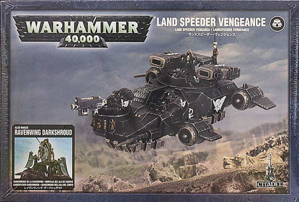 Warhammer 40K: Dark Angels - Land Speeder Vengeance/Ravenwing Darkshroud