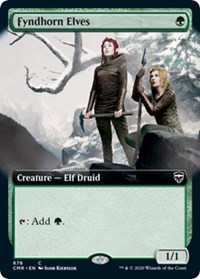Fyndhorn Elves (Extended Art) - Commander Legends