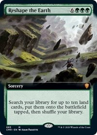 Reshape the Earth (Extended Art) - Commander Legends
