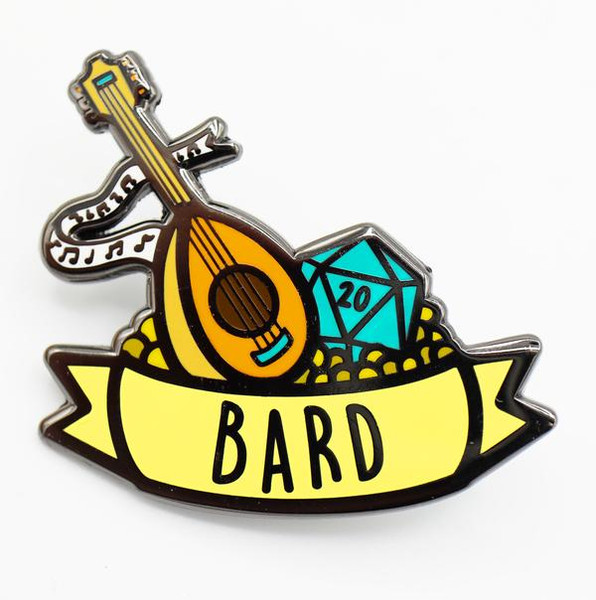 Pins: Banner Class Pin: Bard