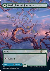 Barkchannel Pathway (Borderless) [Foil] - Secret Lair Series