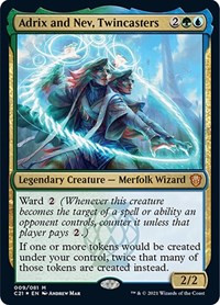 Adrix and Nev, Twincasters [Foil] - Commander 2021