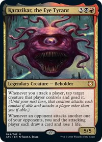Karakizar, the Eye Tyrant [Foil] - Commander: Adventures in the Forgotten Realms