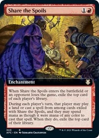 Share the Spoils (Extended Art) - Commander: Adventures in the Forgotten Realms