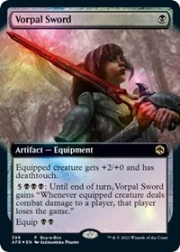 Vorpal Sword (Extended Art) [Foil] - Buy-A-Box Promos
