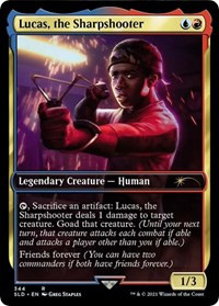 Lucas, the Sharpshooter [Foil] - Secret Lair Drop Series
