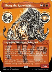 Ilharg, the Raze-Boar (Foil Etched) [Foil] - Secret Lair Drop Series