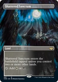 Shattered Sanctum (Borderless) - Innistrad: Crimson Vow