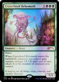 Craterhoof Behemoth (375) [Foil] - Secret Lair Drop Series