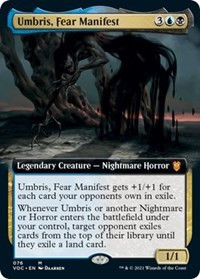 Umbris, Fear Manifest (Extended Art) - Commander: Innistrad: Crimson Vow