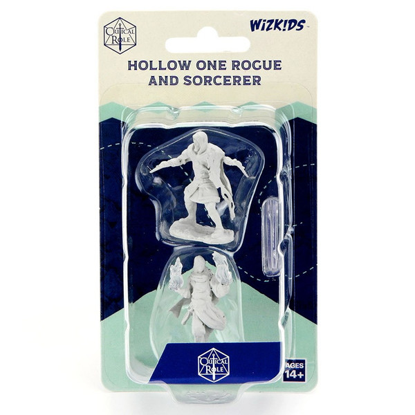 RPG Miniatures: Adventurers - Critical Role Unpainted Minis: Hollow One Rogue and Sorceror Male