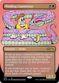 Winding Constrictor (Foil Etched) [Foil] - Secret Lair Drop Series
