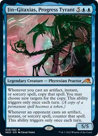 Jin-Gitaxias, Progress Tyrant [Foil] - Kamigawa: Neon Dynasty