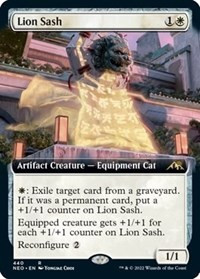 Lion Sash (Extended Art) [Foil] - Kamigawa: Neon Dynasty
