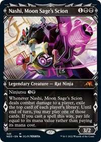 Nashi, Moon Sage's Scion (Showcase) - Kamigawa: Neon Dynasty