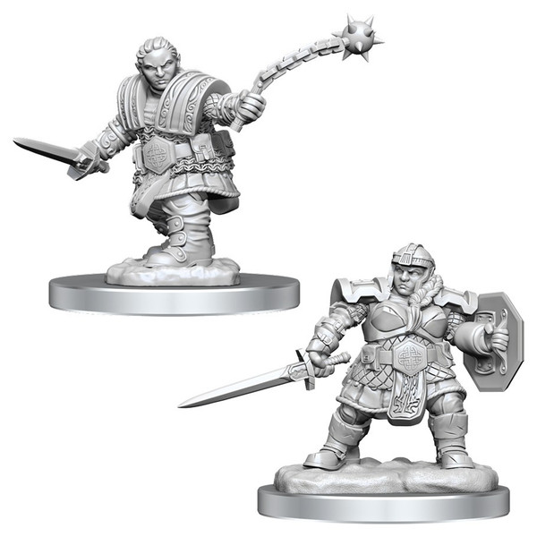 RPG Miniatures: Adventurers - Nolzur's Marvelous Unpainted Minis: Dwarf Fighter Female [WZK 90406]