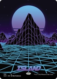 Island (416) [Foil] - Secret Lair Drop Series