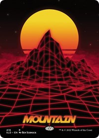 Mountain (418) [Foil] - Secret Lair Drop Series