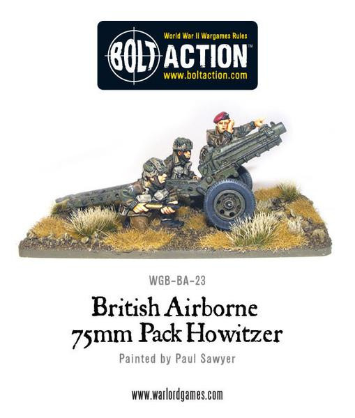 Bolt Action: Great Britain - Airborne 75mm Pack Howitzer [WLG WGB-BA-23]