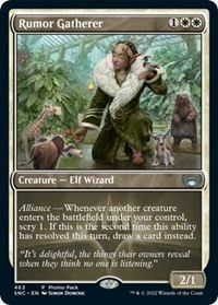 Rumor Gatherer [Foil] - Promo Pack: Streets of New Capenna