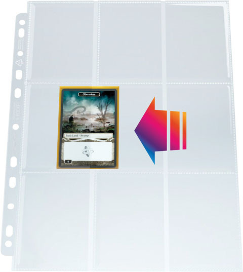 Card Binders & Pages: 9-Pocket Pages: Ultrasonic Side-Loading 237mm x 290mm (10) [ASM GG3014]