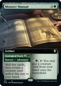Monster Manual (Extended Art) - Commander Legends: Battle for Baldur's Gate