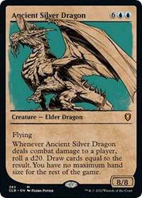 Ancient Silver Dragon (Showcase) - Commander Legends: Battle for Baldur's Gate