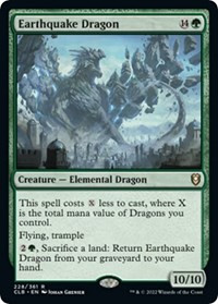 Earthquake Dragon [Foil] - Commander Legends: Battle for Baldur's Gate
