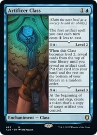 Artificer Class - Commander Legends: Battle for Baldur's Gate