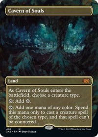 Cavern of Souls (Borderless) [Foil] - Double Masters 2022