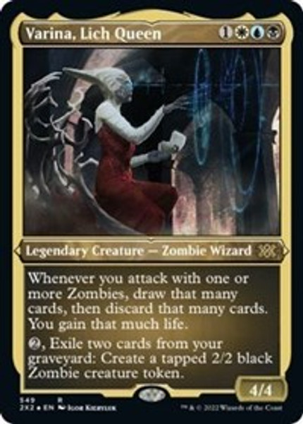 Varina, Lich Queen (Foil Etched) [Foil] - Double Masters 2022