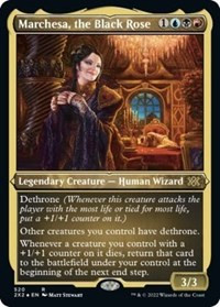 Marchesa, the Black Rose (Foil Etched) [Foil] - Double Masters 2022