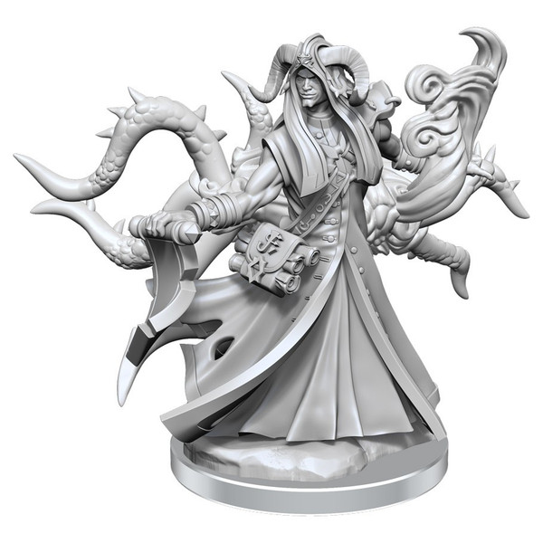 RPG Miniatures: Adventurers - D&D Frameworks: Tiefling Warlock Male