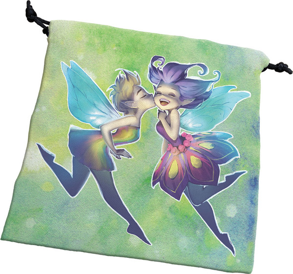 Dice and Gaming Accessories Dice Bags: Munchkin Dice Bag: Deluxe Happy Faeries [SJG 5215]