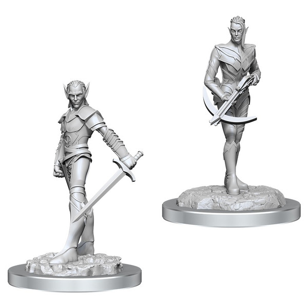 RPG Miniatures: Monsters and Enemies - Nolzurs Marvelous Unpainted Minis: Drow Fighters