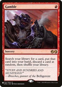 Gamble (UMA) - Secret Lair Commander: Heads I Win, Tales You Lose