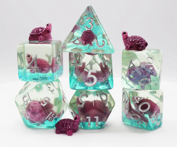Dice and Gaming Accessories Polyhedral RPG Sets: Stuff-Inside - Gummy Turtle (7)