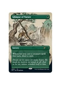 Glimpse of Nature (Borderless) - Secret Lair: 30th Anniversary Countdown Kit