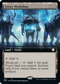 Urza's Workshop (Extended Art) [Foil] - Commander: The Brothers' War
