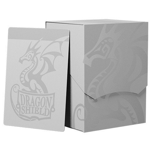 Dragonshield デッキケース セット Deck Boxes: Dragon Shield: Deck Shell - Ashen White/Black - Tower