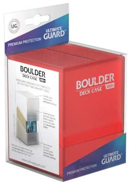 Deck Boxes: Premium Single Dboxes - Boulder 100+ - Ruby